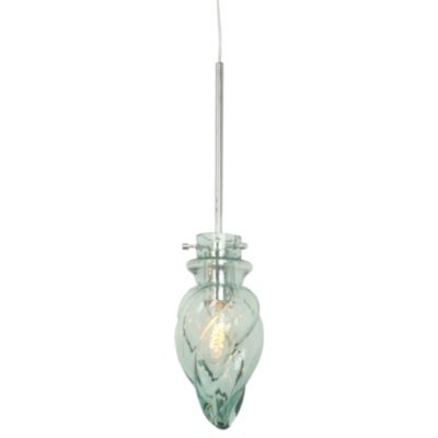 Vintage Spiral Glass Mini Pendant by Varaluz - Starlight Lighting USA and Canada